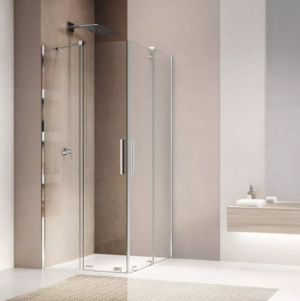 Ronal Sanswiss Amalia drzwi prysznicowe 120 cm część 1/2 lewe srebrny połysk D35SE2L1205007