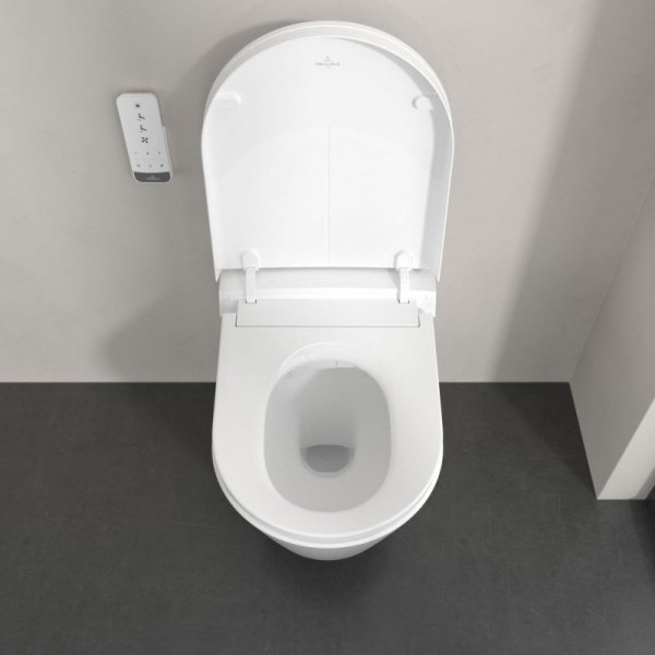 Villeroy &amp; Boch ViClean Tivo Zestaw Toaleta WC myjąca DirectFlush bez kołnierza + deska wolnoopadająca biały V22EM101
