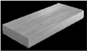 Kerasan 733646 półka podwieszana CM 140 ROVERE ANTICO