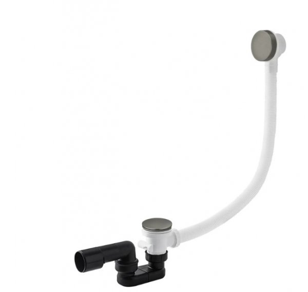 Vedo Click I Przelew wannowy z korkiem typu klik-klak 70cm grafit 266C/70/SG