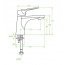 Laveo Plato Jednouchwytowa bateria umywalkowa chrom BLY022D