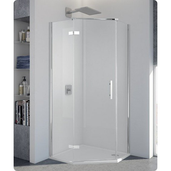 SanSwiss drzwi jendoczęściowe do kabiny pięciokątnej lewe szkło Master Carre PUR51GSM11030