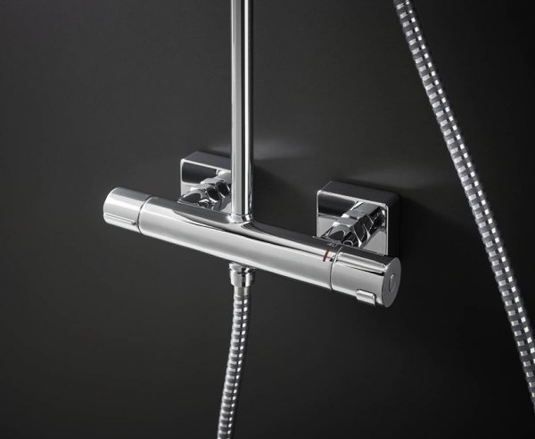Hansgrohe Vernis Shape Zestaw prysznicowy natynkowy z deszczownicą chrom 26097000 MAGAZYN/24H
