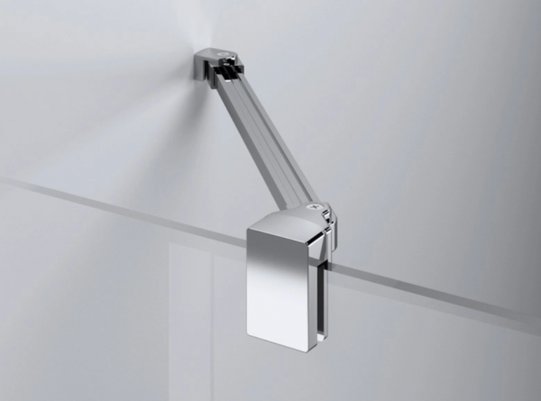 Ronal Sanswiss wejście narożne dwuczęściowe 80x200 cm, szkło przezroczyste, profile chrom PUE2PD0801007