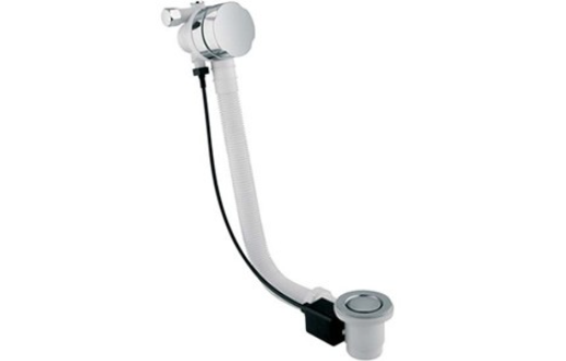  Vicario Przelew wannowy z napełnianiem 55cm biały mat 260/BM