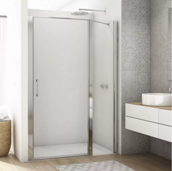 Ronal Sanswiss Divera drzwi prysznicowe 100 (70+30) cm srebrny połysk D22T13070305007