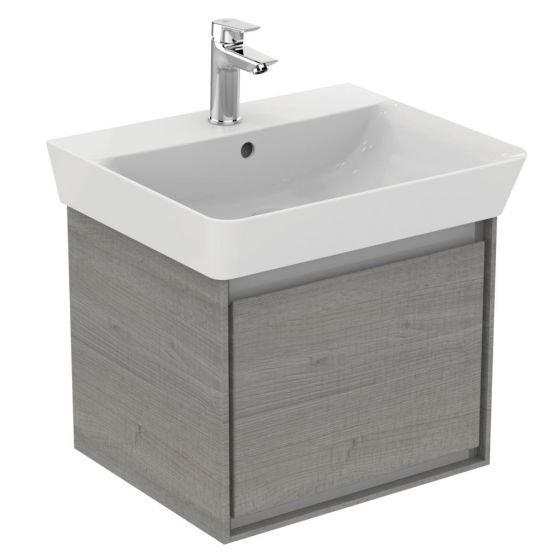 Ideal Standard Connect Air Szafka pod umywalkę Cube 48 cm jasnoszare drewno E0844PS