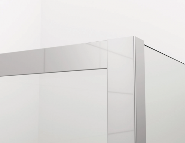 Ronal ścianka boczna 80x200 cm, szkło Durlux 200, profile srebrny mat TOPF20800122