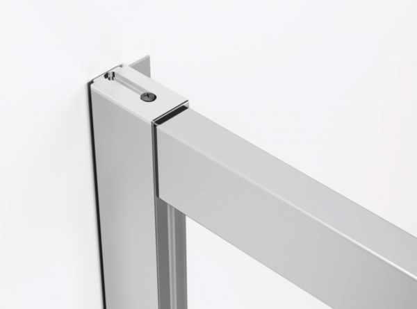 Ronal wejście narożne prawe z drzwiami rozsuwanymi, kabina asymetryczna 70x200 cm, szkło Durlux 200, profile biały TLSD0700422