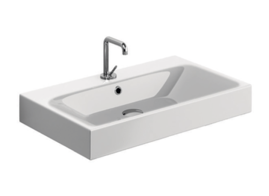 Kerasan Cento umywalka 70x45 cm prostokątna biała 353201