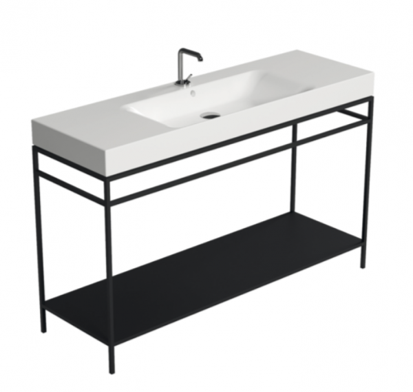 Kerasan 924631 struktura stojąca CENTO 140X45 NERO MATT