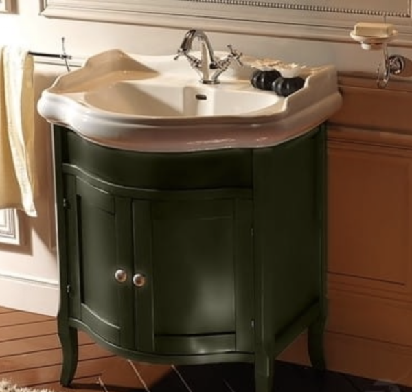 KERASAN RETRO SZAFKA POD UMYWALKĘ DREWNIANA VERDE 73 cm 734952