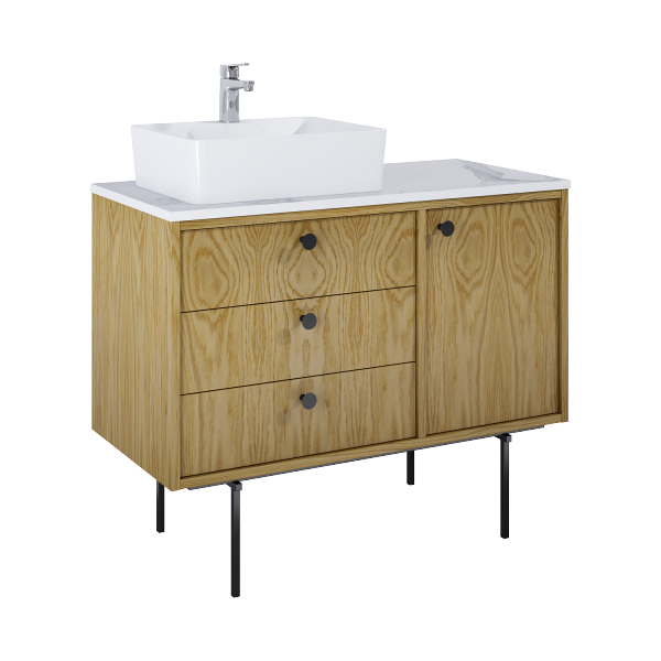 Elita SZAFKA LEGACY 100 3S 1D L DĄB NATURALNY FORNIR PDW 168909