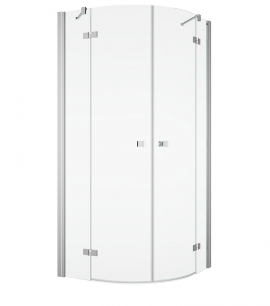 Ronal Annea kabina prysznicowa półokrągła 90x200 cm szkło przezroczyste srebrny połysk ANR500905007