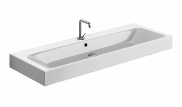 Kerasan 353431 CENTO umywalka 120X45 SOSP/APP NERO MATT