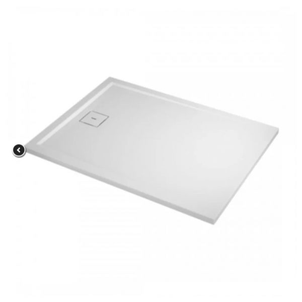 Ronal Sanswiss Livada brodzik prostokątny 90x70 cm konglomeratowy biały W20AS07009004