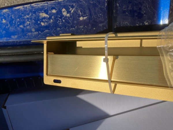 VCX odpływ liniowy obrotowy 80cm złoto szczotkowane LOG800