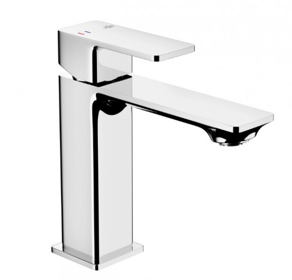 KFA Armatura Dust bateria umywalkowa chrom 16.3 cm z korkiem klik-klak 93832042