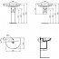 Ideal Standard Connect Air Arc Umywalka wisząca 60x46 cm, biała E137801