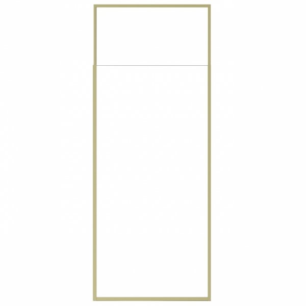 Besco ICON GOLD Kabina walk-in ze wspornikiem sufitowym 120cm Złoty ICG120200C