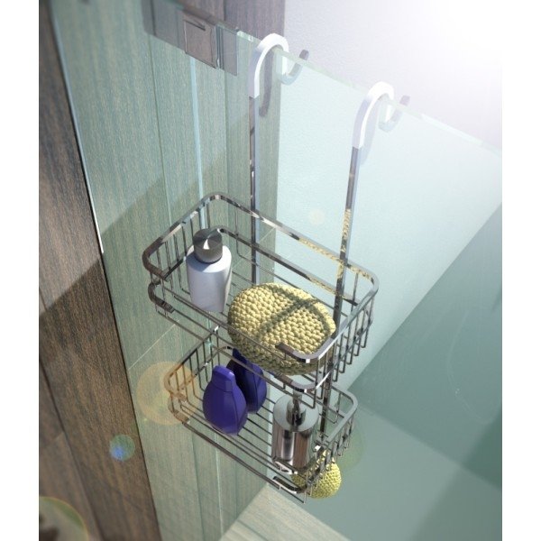 Andex Sanibella koszyk prysznicowy podwójny 551CC chrom