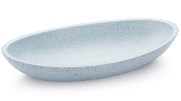 S.V.I.S.Design MISKA 19 CM ORION BASIC - BARDZO JASNY KOBALTOWY, BEZ DEKORU, LAKIER MATOWY