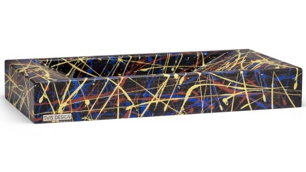 S.V.I.S. Design UMYWALKA 60 CM SIRIUS BASIC - PUNK, CZARNY, LAKIER MATOWY