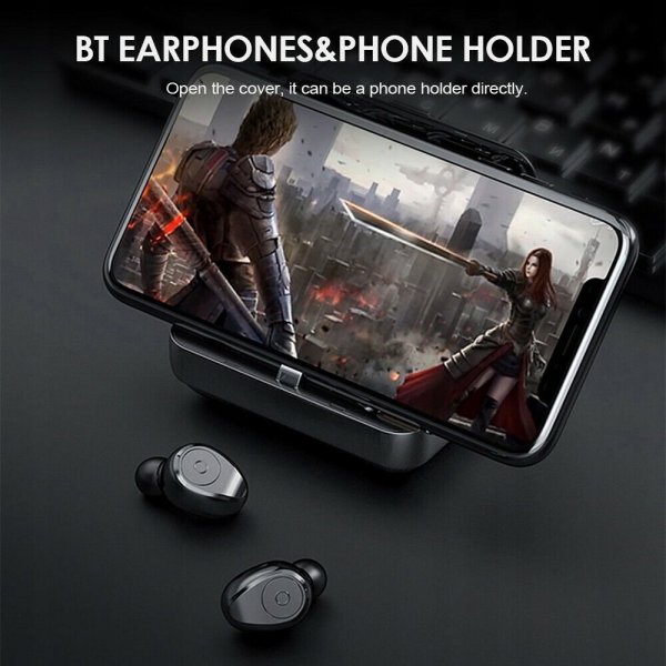 Farrot Słuchawki air F9 + plus dodatkowe Earbuds TWS BT 5.0 powerbank Android iOS