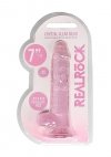 7 / 18 cm Realistic Dildo With Balls - Pink