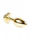Plug-Jewellery Gold  Heart PLUG- Black