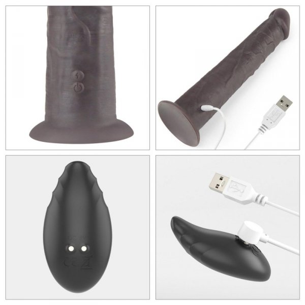 10'' Dual Layered Platinum Silicone Rotator