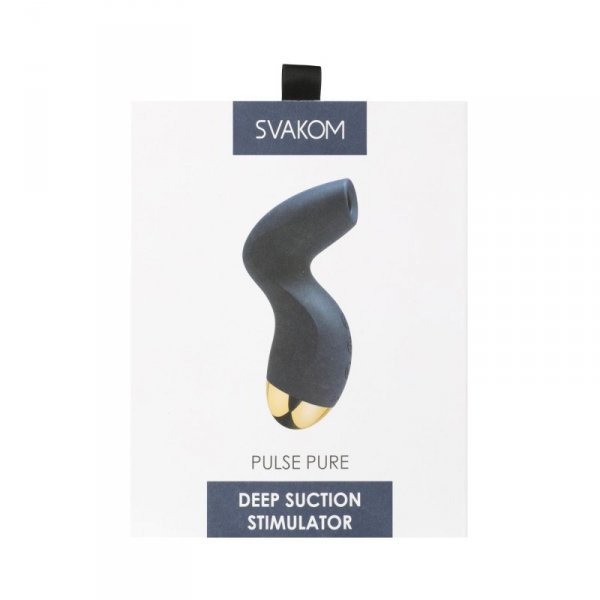 Svakom - Pulse Pure Deep Suction Stimulator Dark Blue