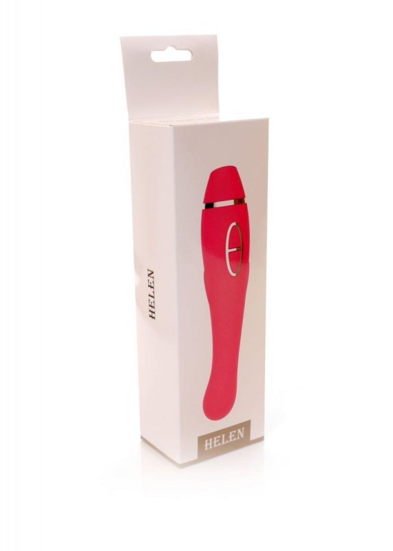 Vibrator-HELEN Pink - 12 vibration functions / 8 stimulation functions USB