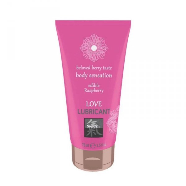 Żel-SHIATSU Love lubricant edible RASPBERRY