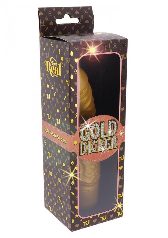 Gold Dicker Original Vibrator Realistyczne Wibratory I Dilda 