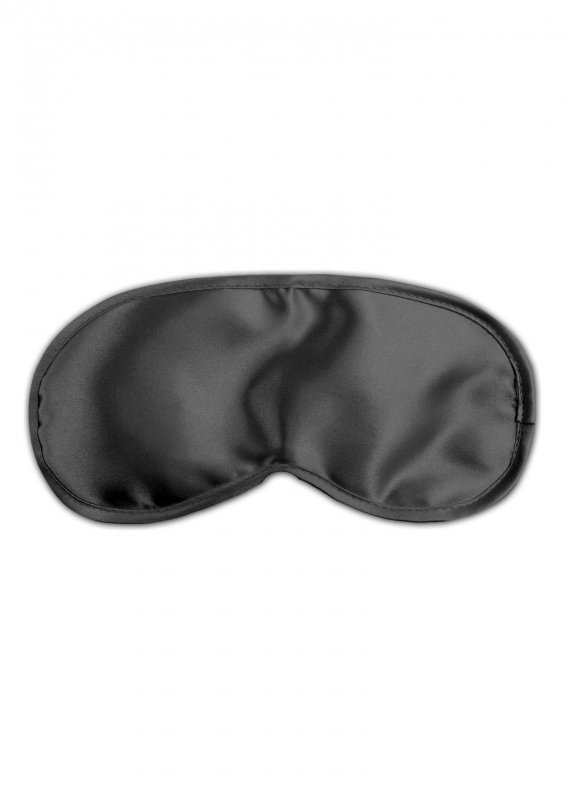 Satin Love Mask Black