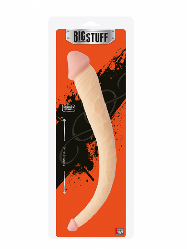 BIGSTUFF DOUBLE DONG 15INCH FLESH