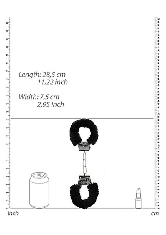 Beginner&quot;&quot;s Handcuffs Furry - Black