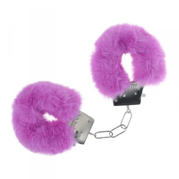 Classic Fluffy Handcuffs - Purple