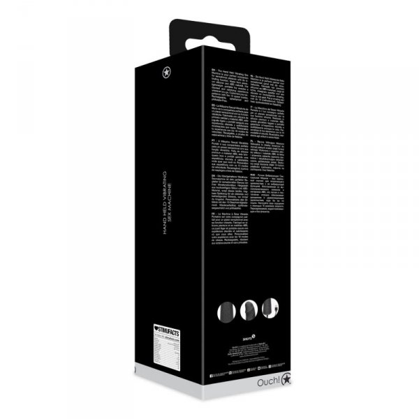 Hand Held Vibrating Sex Machine - Black