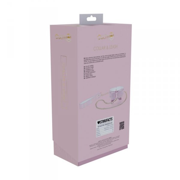 Paris Collection - Collar with Leash - Pink