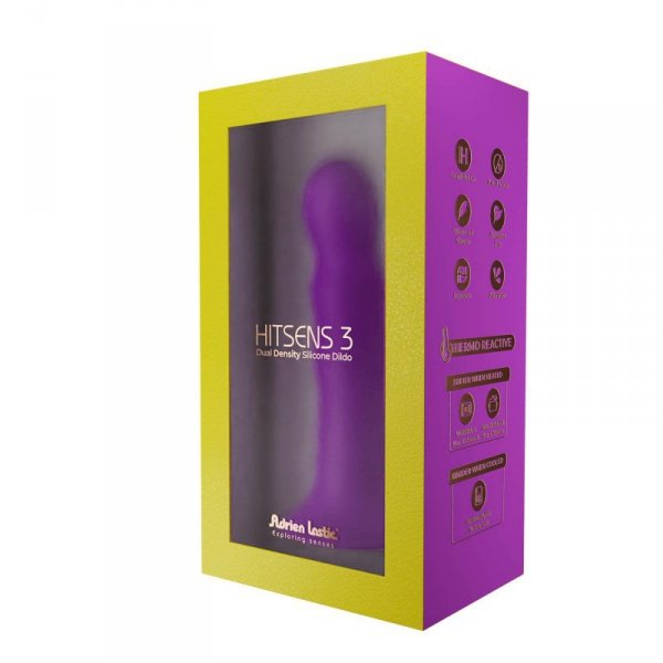 Dildo-AD.Hitsens 3 (7&quot;&quot;) Purple