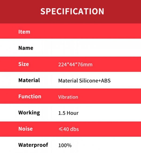 Nirvana Red Three-point vibration