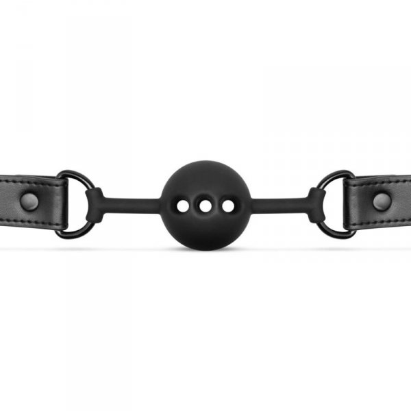 Bedroom Fantasies - Breathable Silicone Ball Gag Black