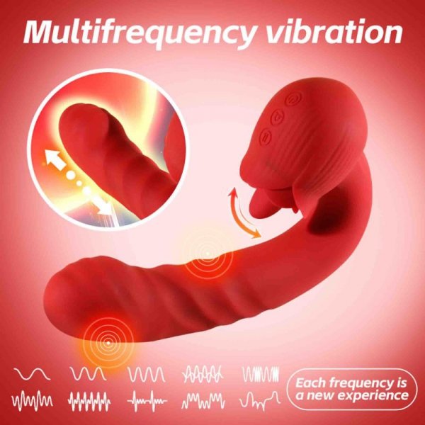 Rose Thrusting Vibrator