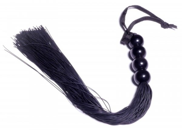 Silicone Whip Black 14&quot;&quot; - Fetish B - Series