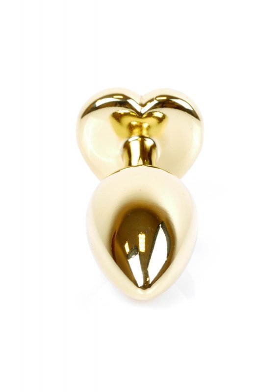 MyLove Toys - Jewellery Gold  Heart PLUG- Black