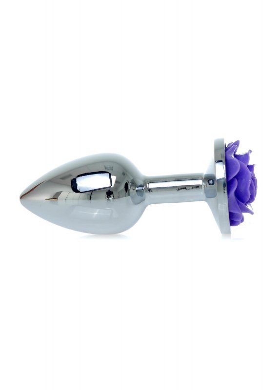 MyLove Toys - Jewellery Silver PLUG ROSE- Purple