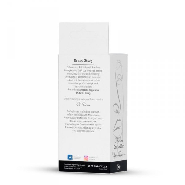 Plug-Jewellery Multicolour Penis PLUG- Clear M