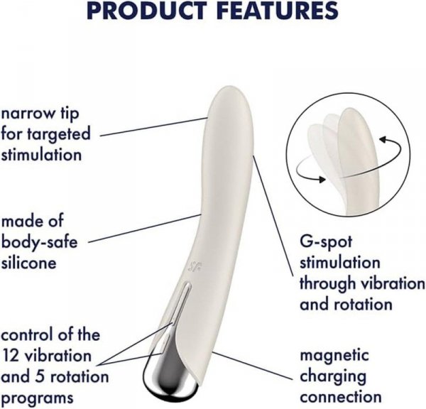 Satisfyer Spinning Vibe 1 Beige